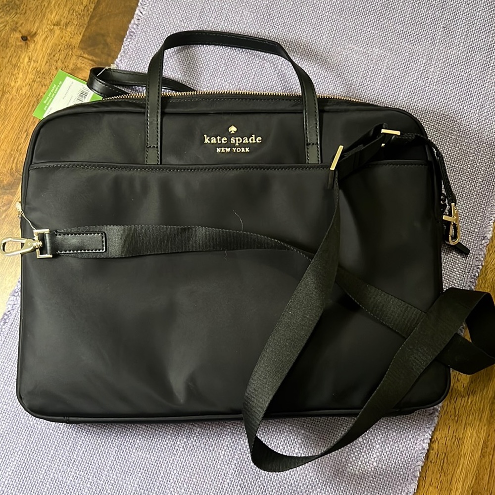 NWT Kate Spade Nylon Slim Laptop Bag!